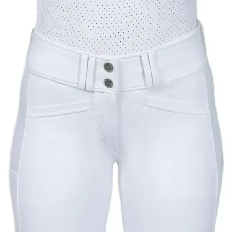 Schockemohle Carola Full Grip Women's Breeches - Optical White-3