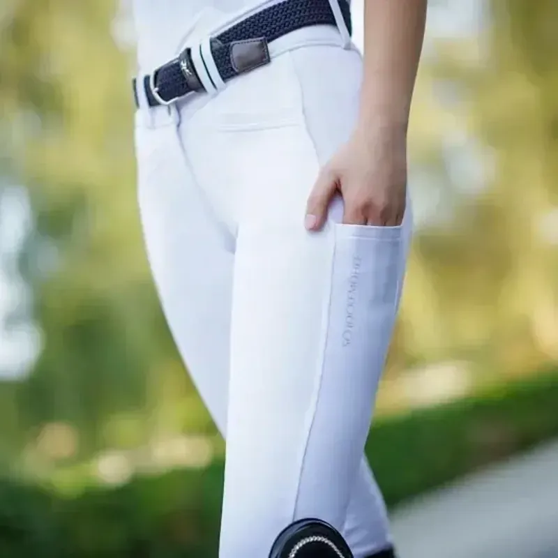 Schockemohle Carola Full Grip Women's Breeches - Optical White-5