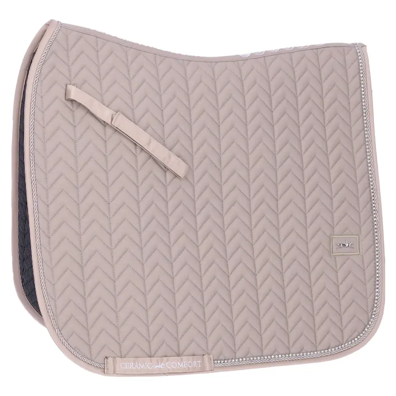 Schockemohle Ceramica Dressage Saddle Pad - Stone