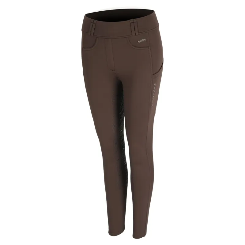 Schockemohle Dorina Women's Full Grip Riding Tights - Mocca