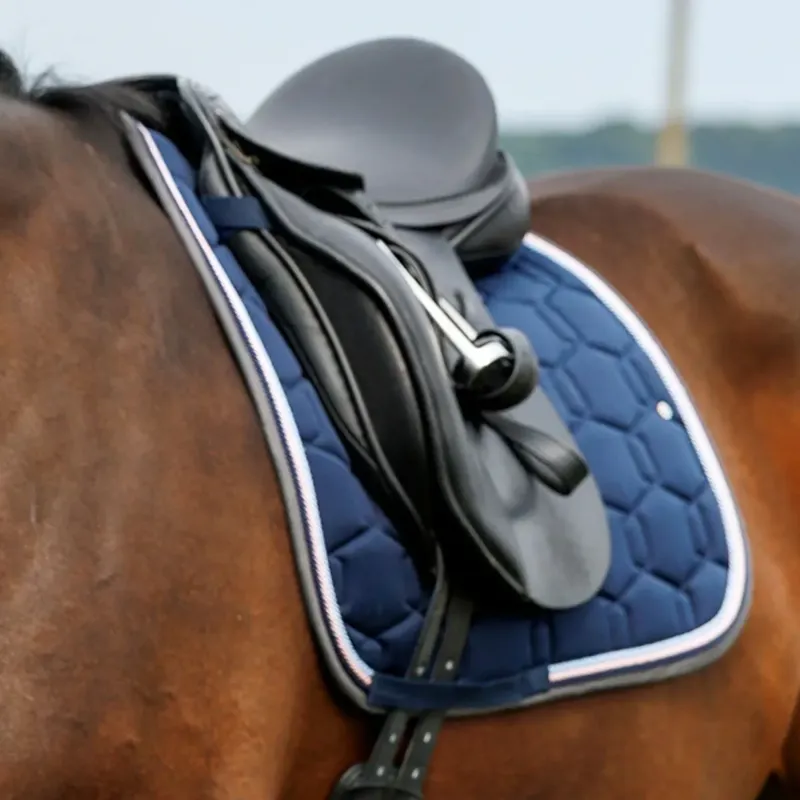 Schockemohle Eco Comfort Dressage Saddle Pad - True Navy-1