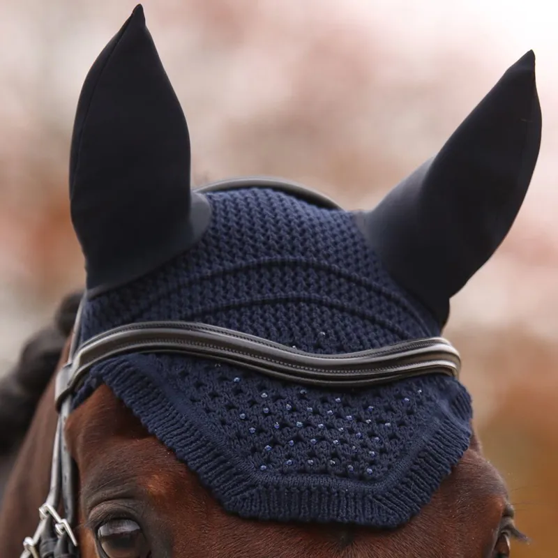 Schockemohle Elegant Sparkle SP Fly Bonnet - True Navy