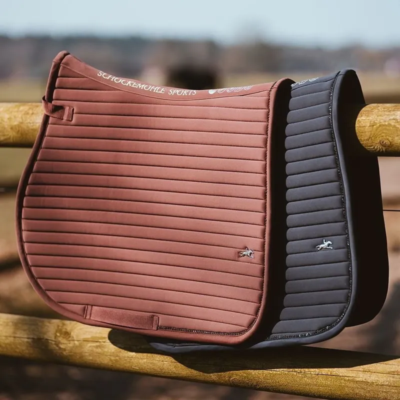 Schockemohle Enora Jump Saddle Pad - Dark Navy-2