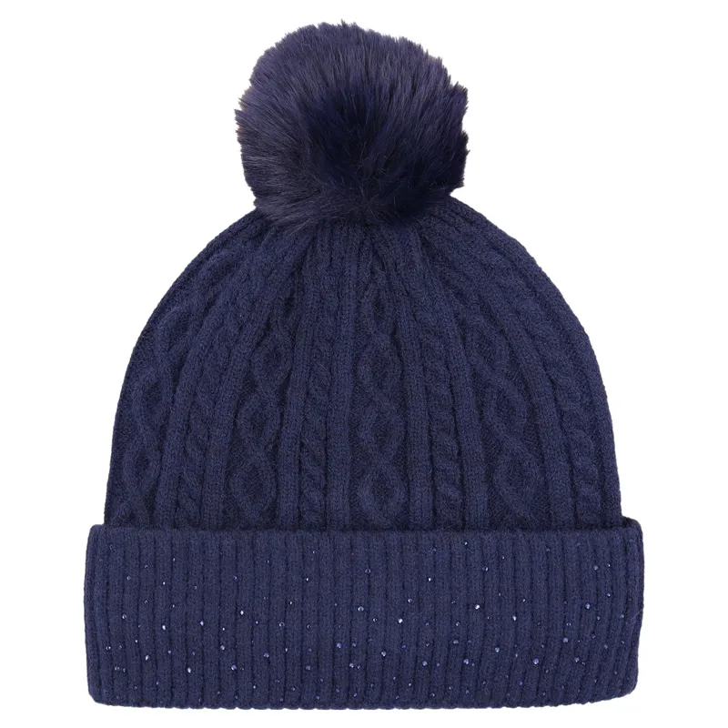 Schockemohle Glamour Beanie Hat - Dark Navy