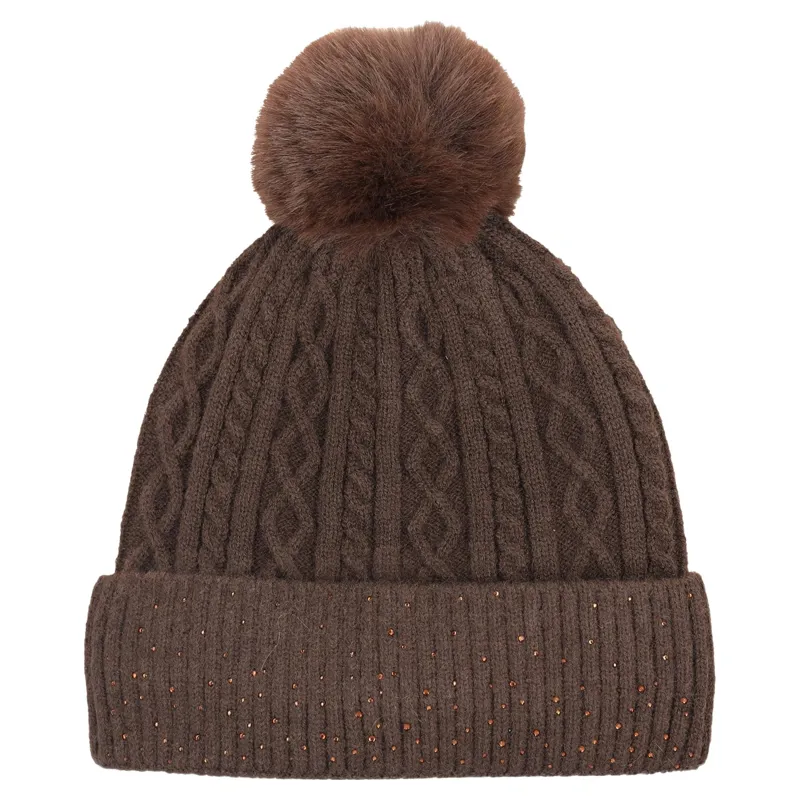 Schockemohle Glamour Beanie Hat - Mocha