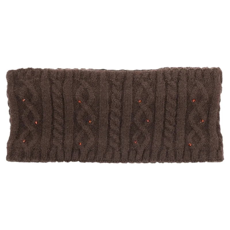 Schockemohle Glamour Women's Fleece Headband - Mocha