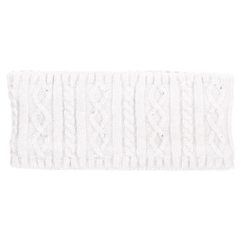 Schockemohle Glamour Women's Fleece Headband - Silver Gray