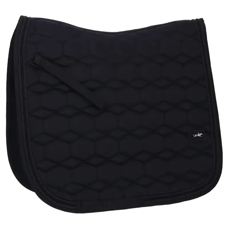 Schockemohle High Density Gloss Dressage Saddle Pad - Black