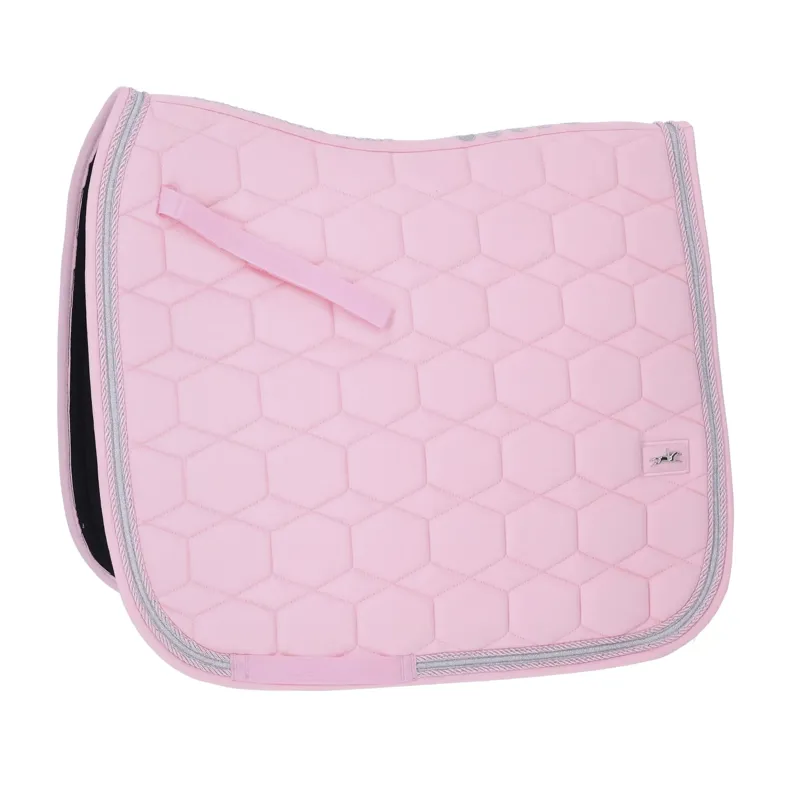 Schockemohle High Density Gloss Dressage Saddle Pad - Pale Pink