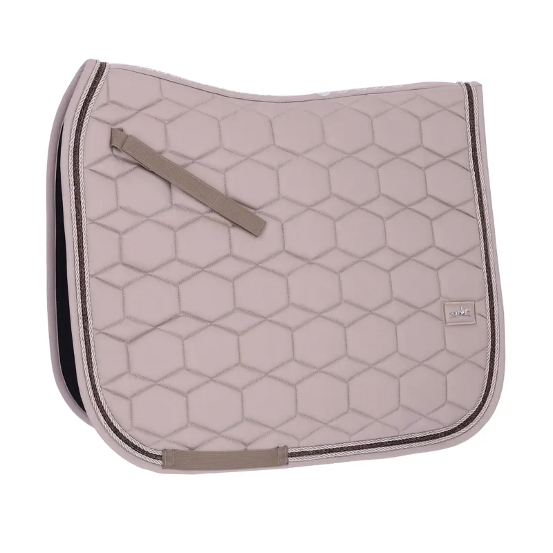 Schockemohle High Density Gloss Dressage Saddle Pad - Stone
