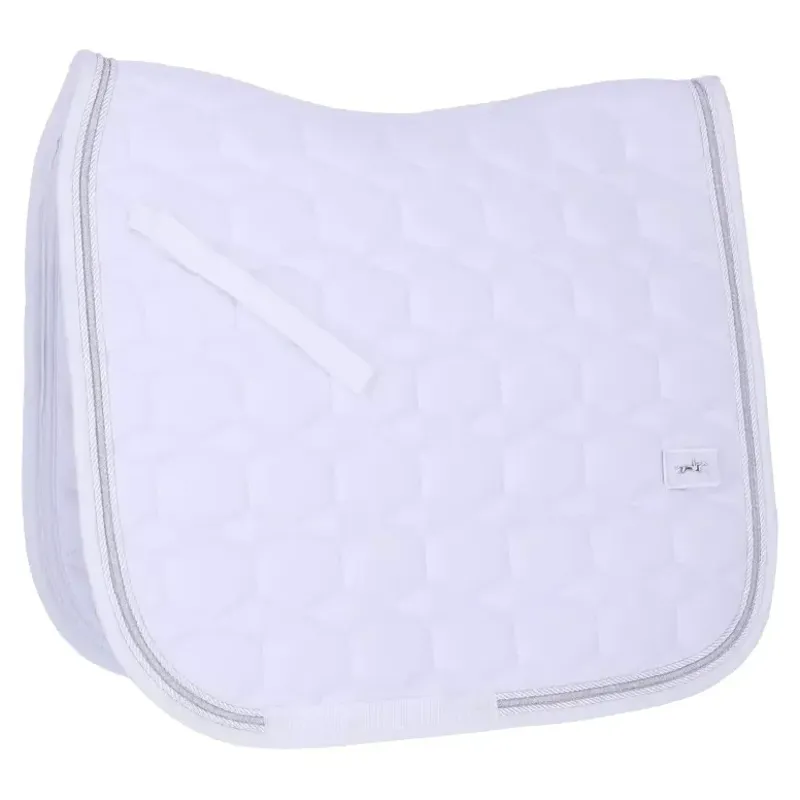 Schockemohle High Density Gloss Dressage Saddle Pad - White