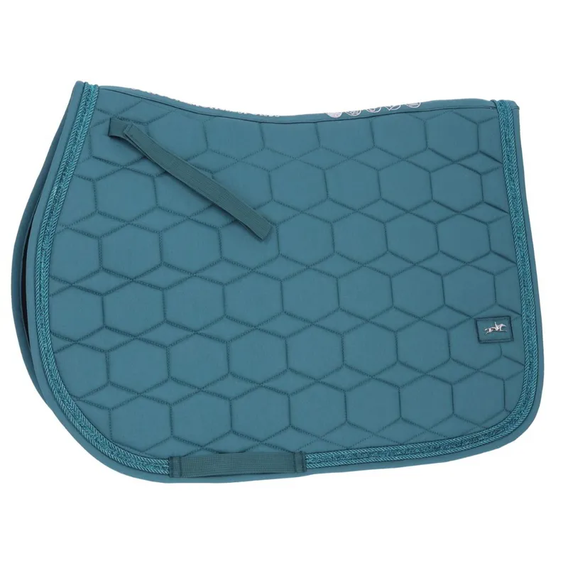 Schockemohle High Density Gloss Jump Saddle Pad - Colonial Blue