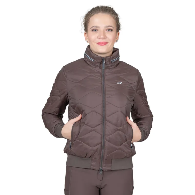 Schockemohle Janet Women's Lightweight Quilted Jacket - Mocca-3
