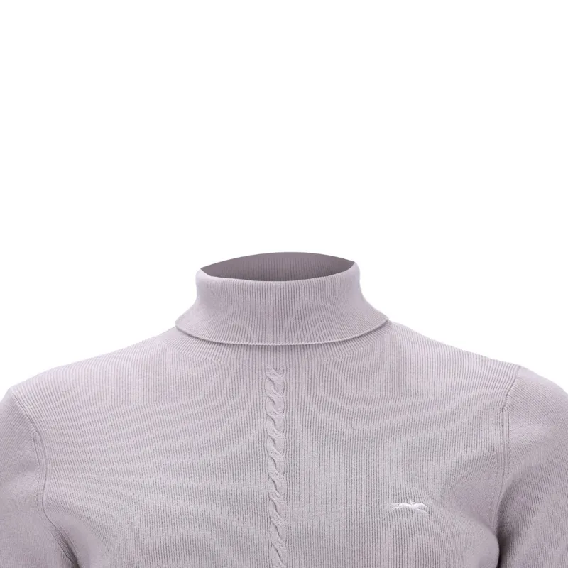 Schockemohle Josie Womens Long Sleeve Pullover Sweater - Silver Grey-2
