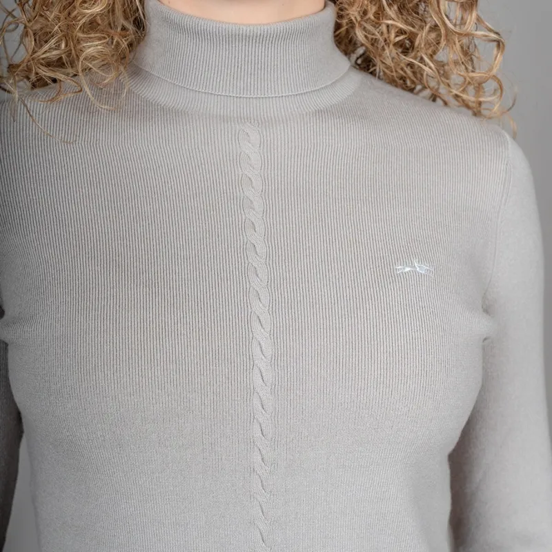 Schockemohle Josie Womens Long Sleeve Pullover Sweater - Silver Grey-4