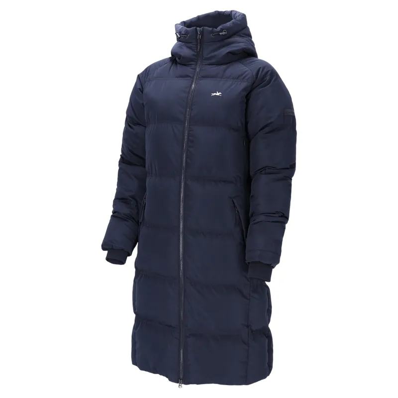 Schockemohle Kacy Women's Long Padded Coat - Dark Navy
