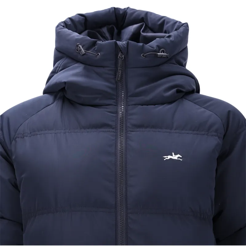 Schockemohle Kacy Women's Long Padded Coat - Dark Navy-2