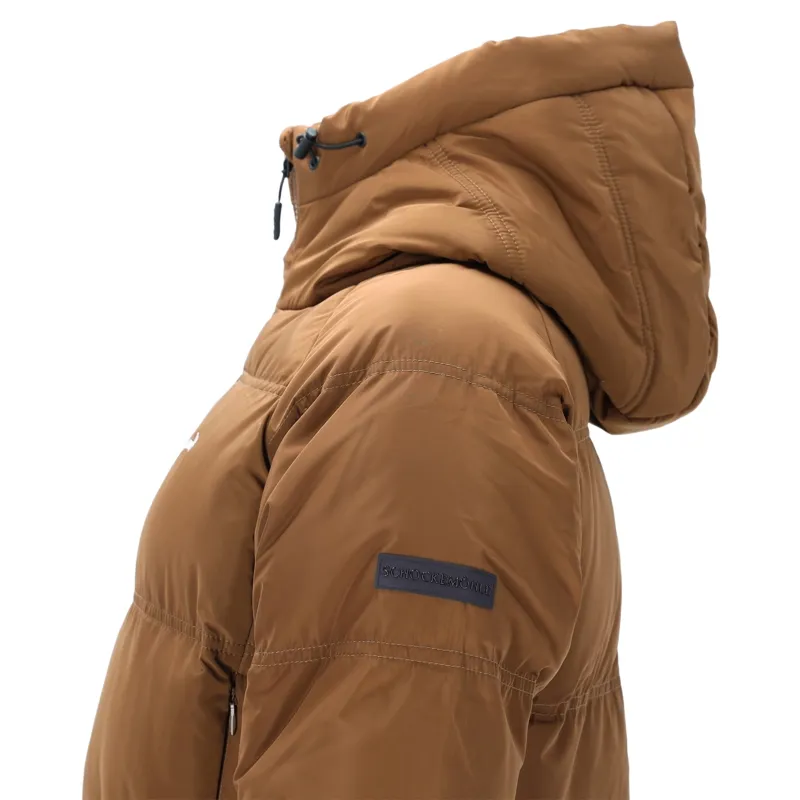 Schockemohle Kacy Women's Long Padded Coat - Nougat-12