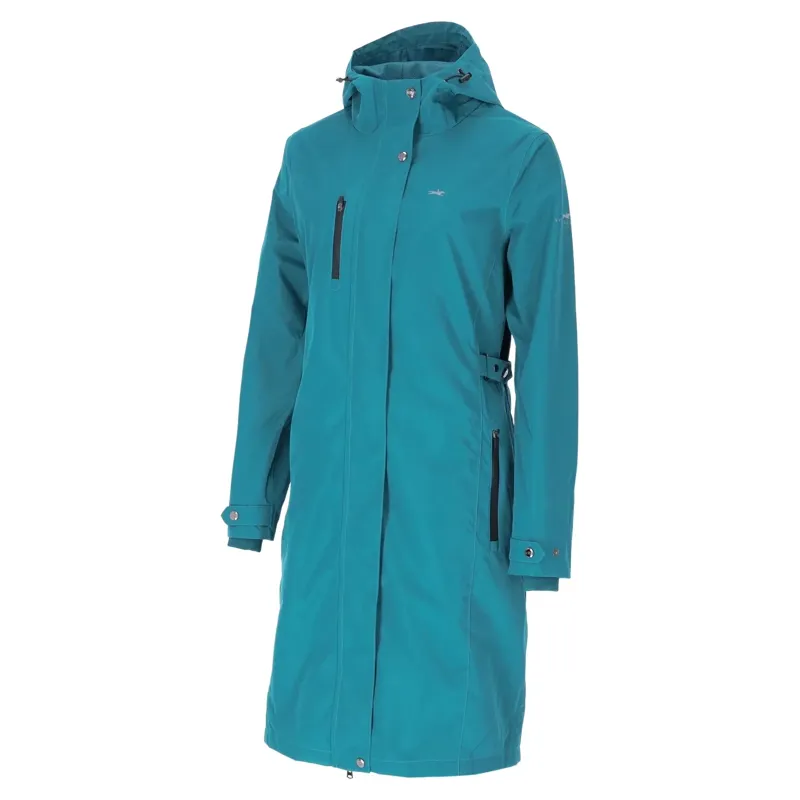 Schockemohle Kaija Women's Waterproof Long Jacket - Colonial Blue