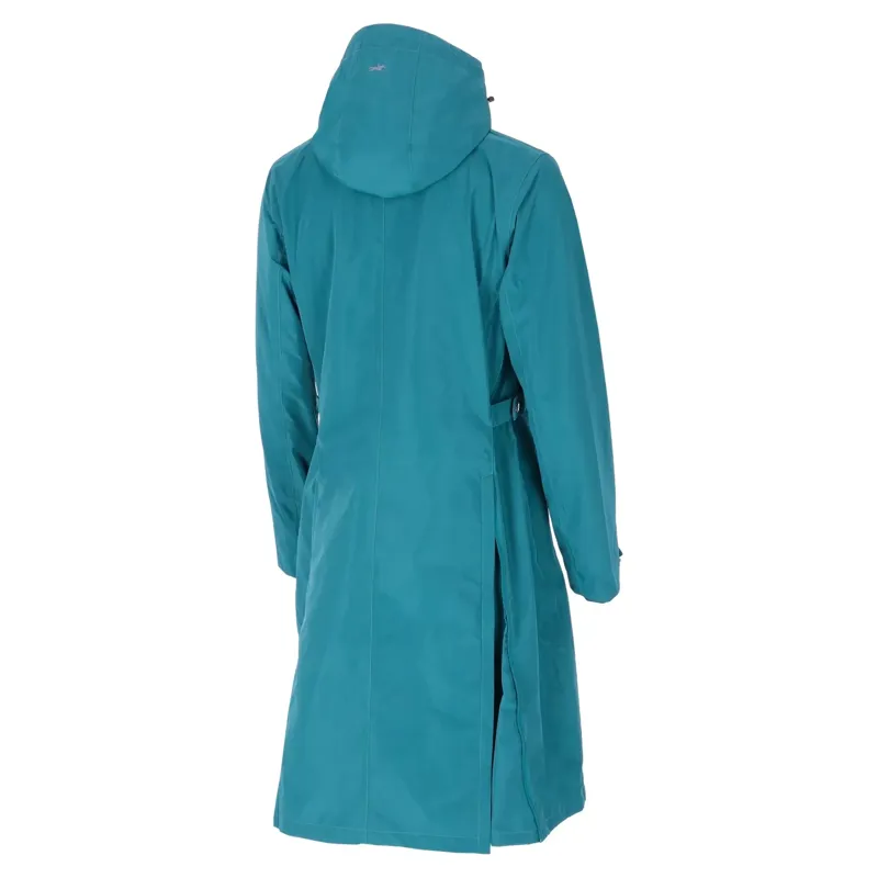 Schockemohle Kaija Women's Waterproof Long Jacket - Colonial Blue-1