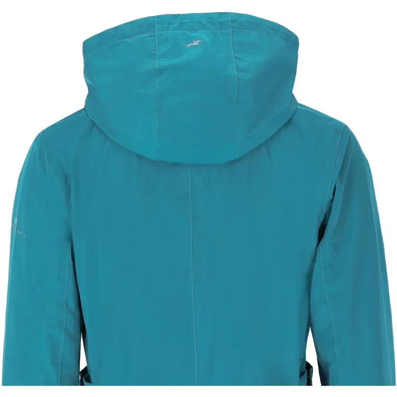 Schockemohle Kaija Women's Waterproof Long Jacket - Colonial Blue-3