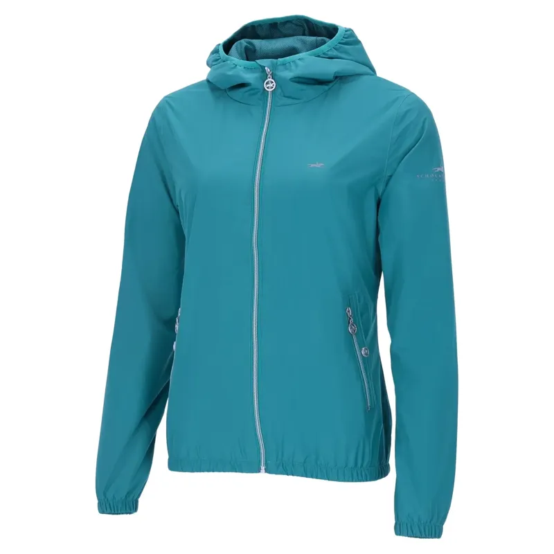 Schockemohle Lolita Womens Full Zip Waterproof Jacket - Colonial Blue-1