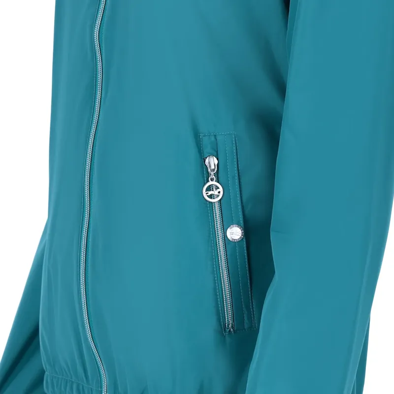 Schockemohle Lolita Womens Full Zip Waterproof Jacket - Colonial Blue-3