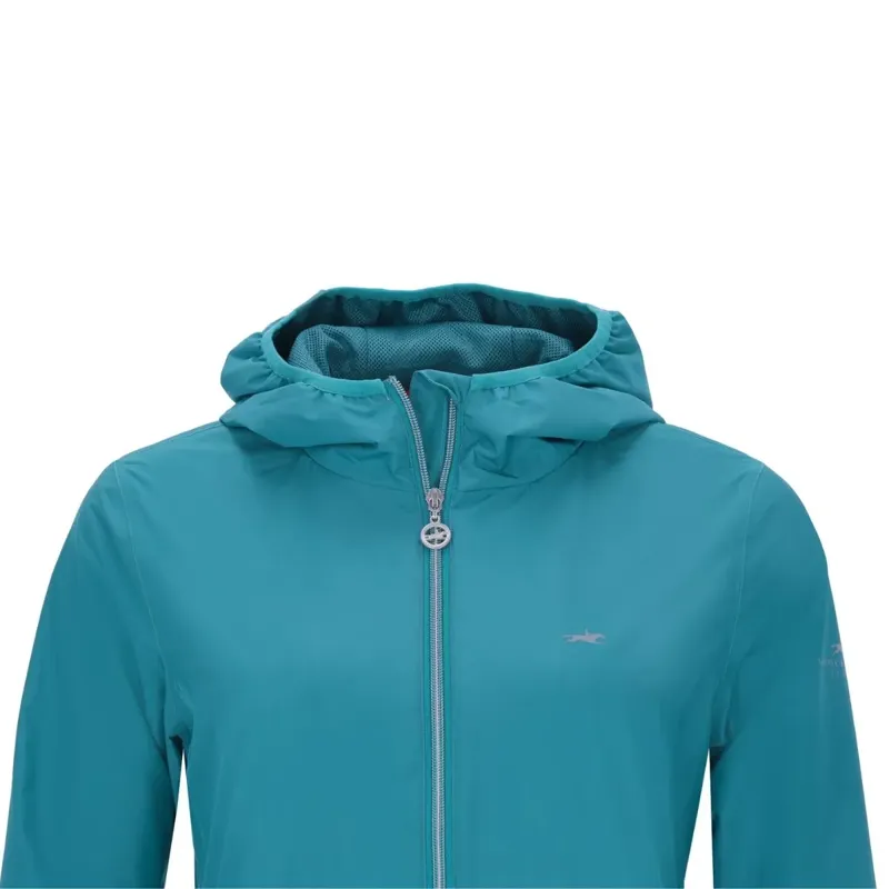 Schockemohle Lolita Womens Full Zip Waterproof Jacket - Colonial Blue-4