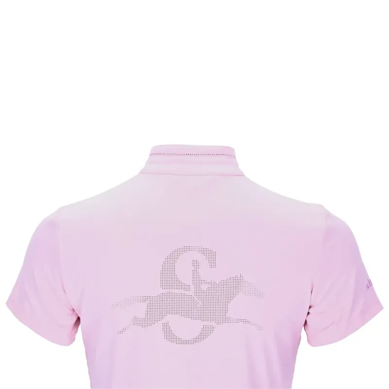 Schockemohle Poppy 2.6 Women's Short Sleeve Training Shirt - Pale Pink-4