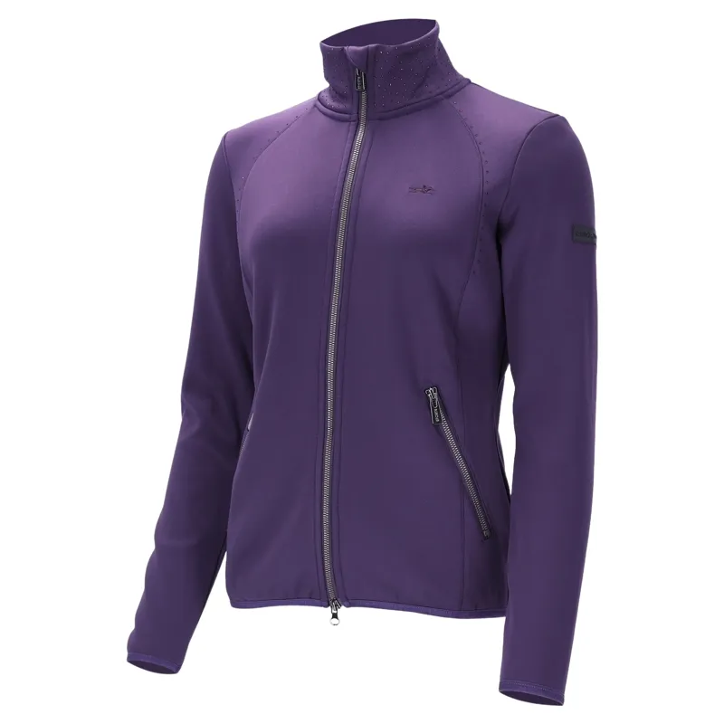 Schockemohle Ricarda Womens Jersey Jacket - Dark Purple
