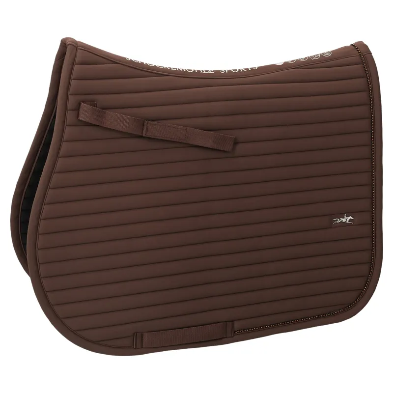 Schockemohle Enora Jump Saddle Pad - Mocha