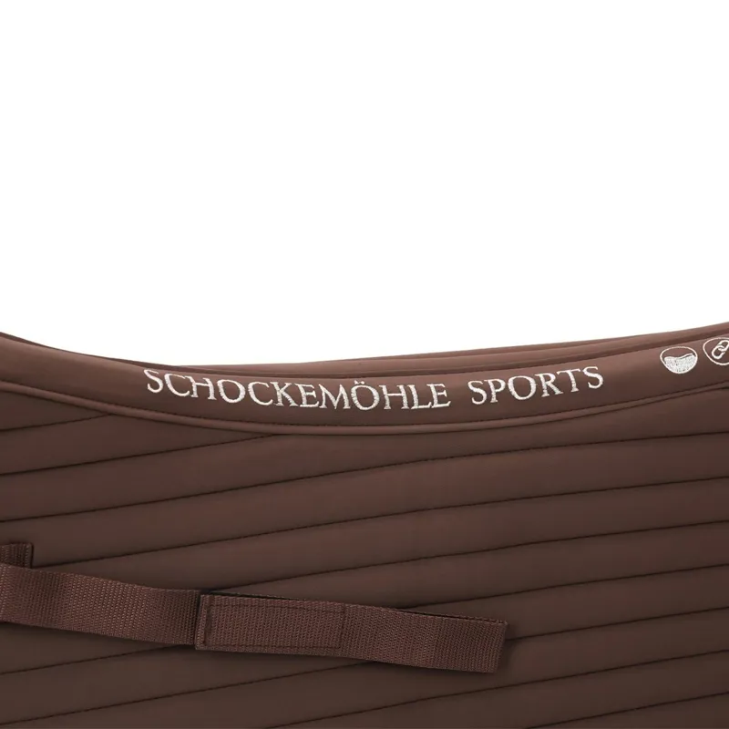 Schockemohle Enora Jump Saddle Pad - Mocha-3