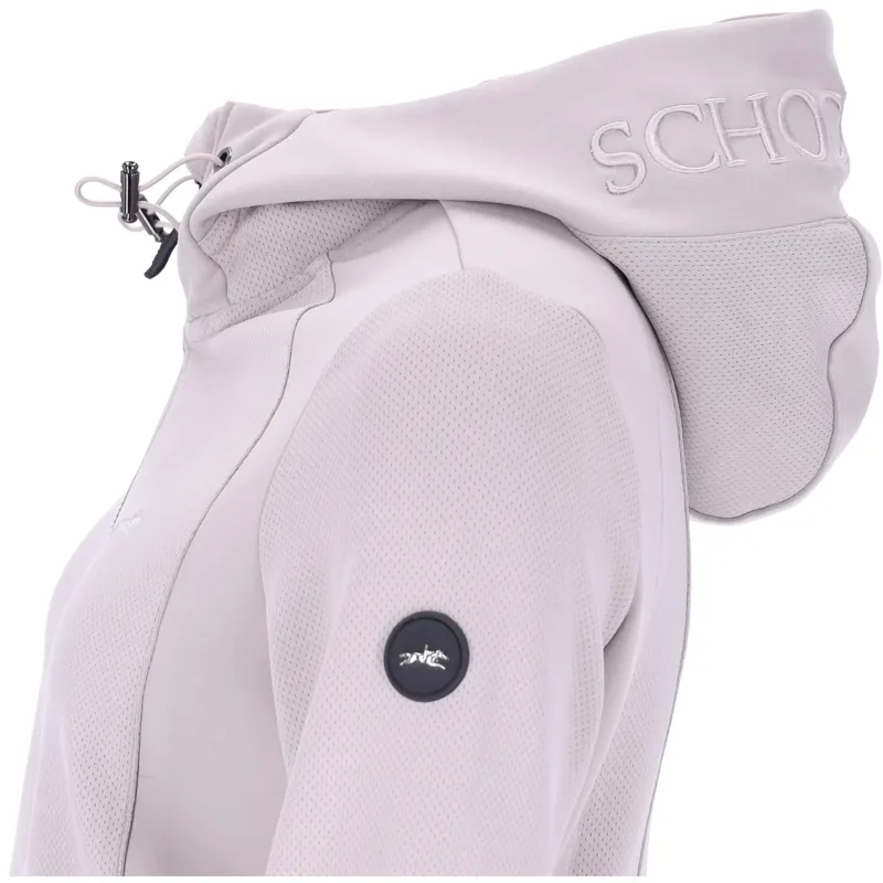 Schockemohle Savina Women's Full-Zip Hoodie - Stone-2