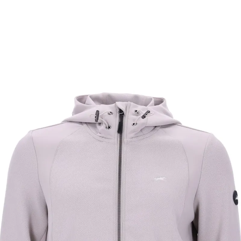 Schockemohle Savina Women's Full-Zip Hoodie - Stone-6