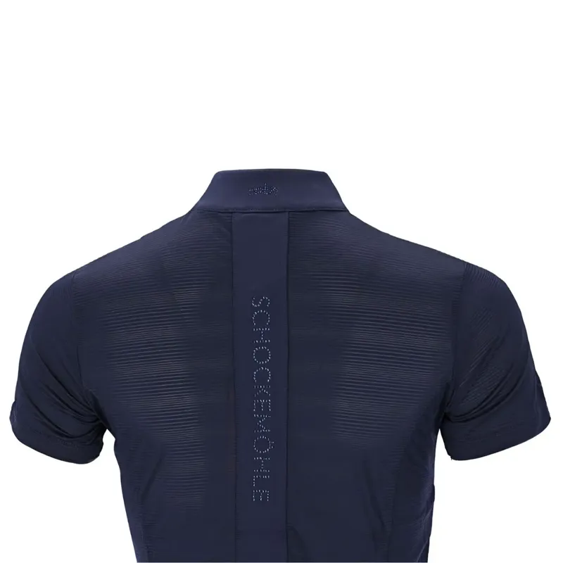 Schockemohle Summer Vibes Women's S/S Training Shirt - Dark Navy-3