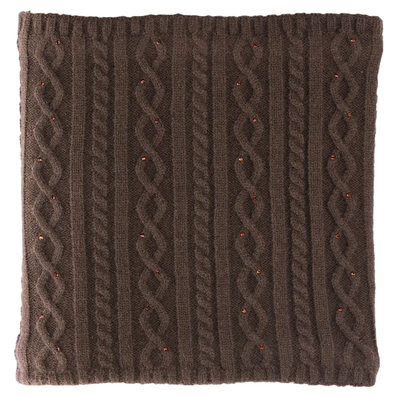 Schockemohle Glamour Women's Fleece Neck Gaiter - Mocca