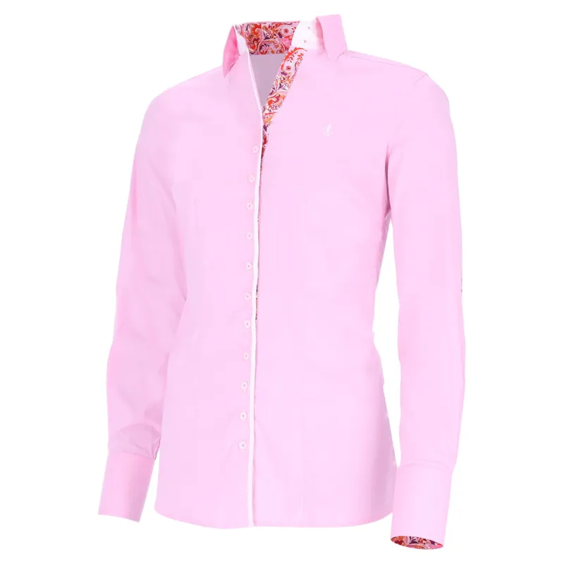 Fior Da Liso Viola Paisley Women's Shirt - Pale Rosa-1