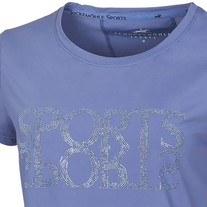Schockemohle Linnea Style Womens T-Shirt - Jeans Blue-1