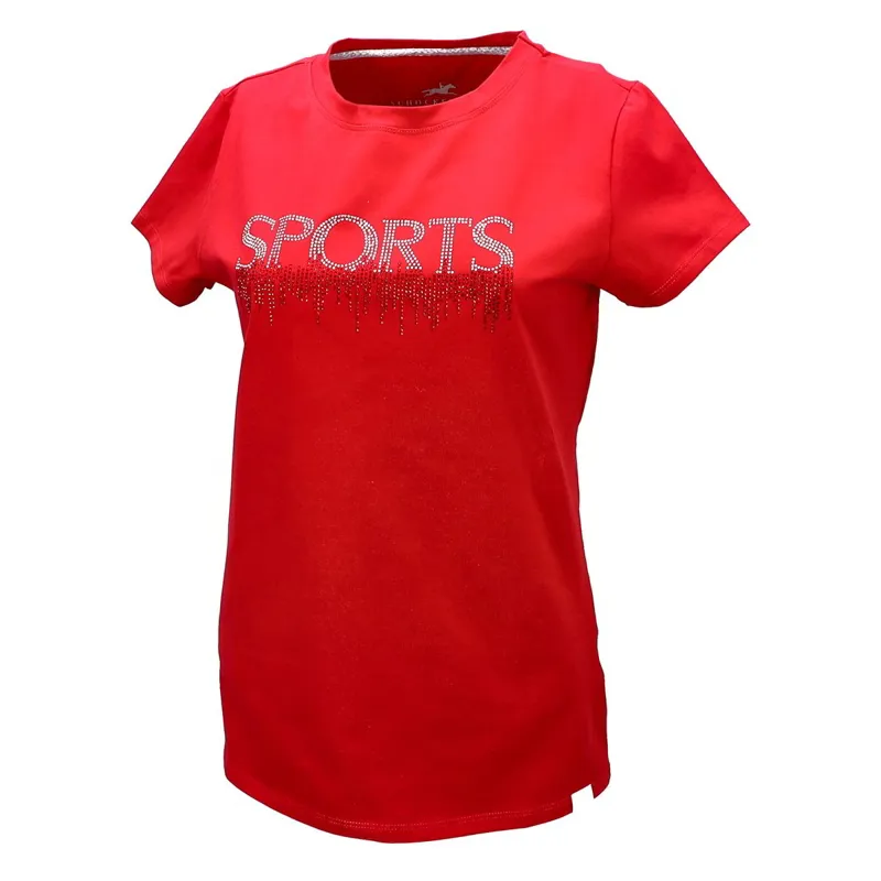 Schockemohle Lisanne Style Womens T-Shirt - True Red