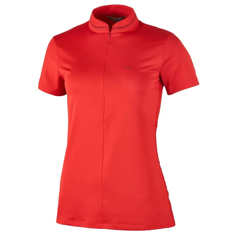 Schockemohle Summer Page Style Womens Functional Shirt - True Red