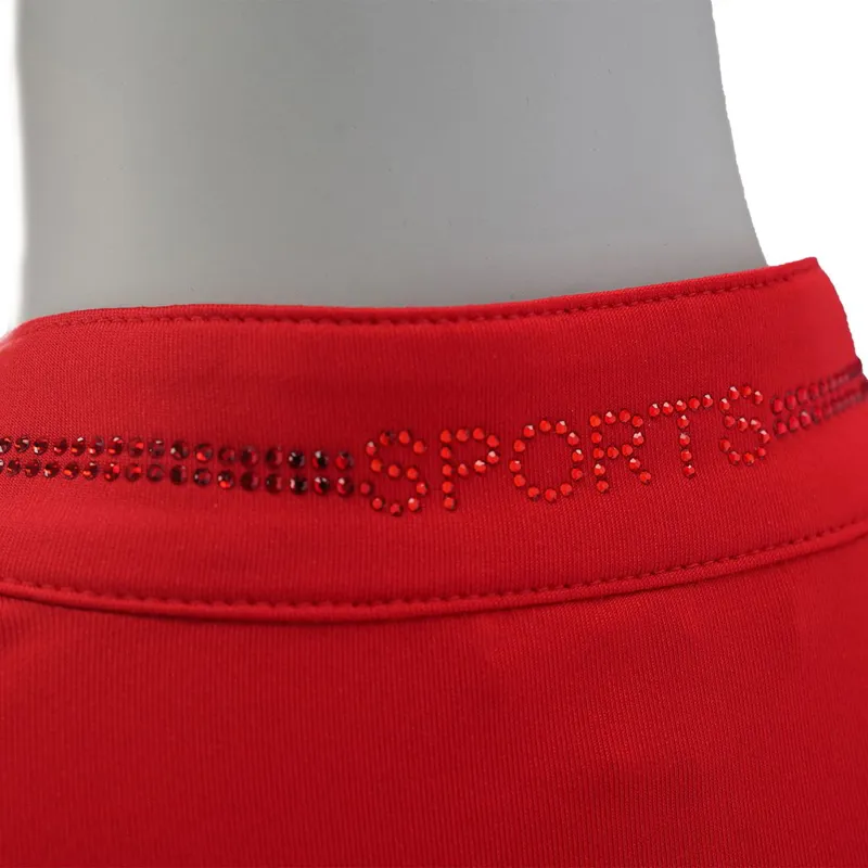 Schockemohle Summer Page Style Womens Functional Shirt - True Red-2
