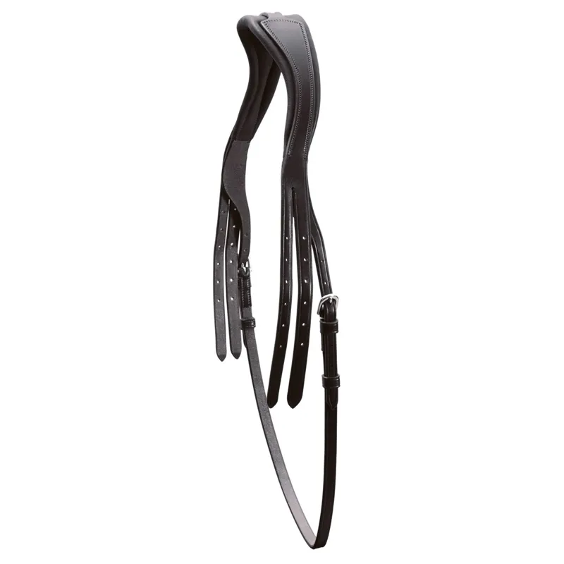 Schockemohle Select Anatomical Headpiece - Black/Silver
