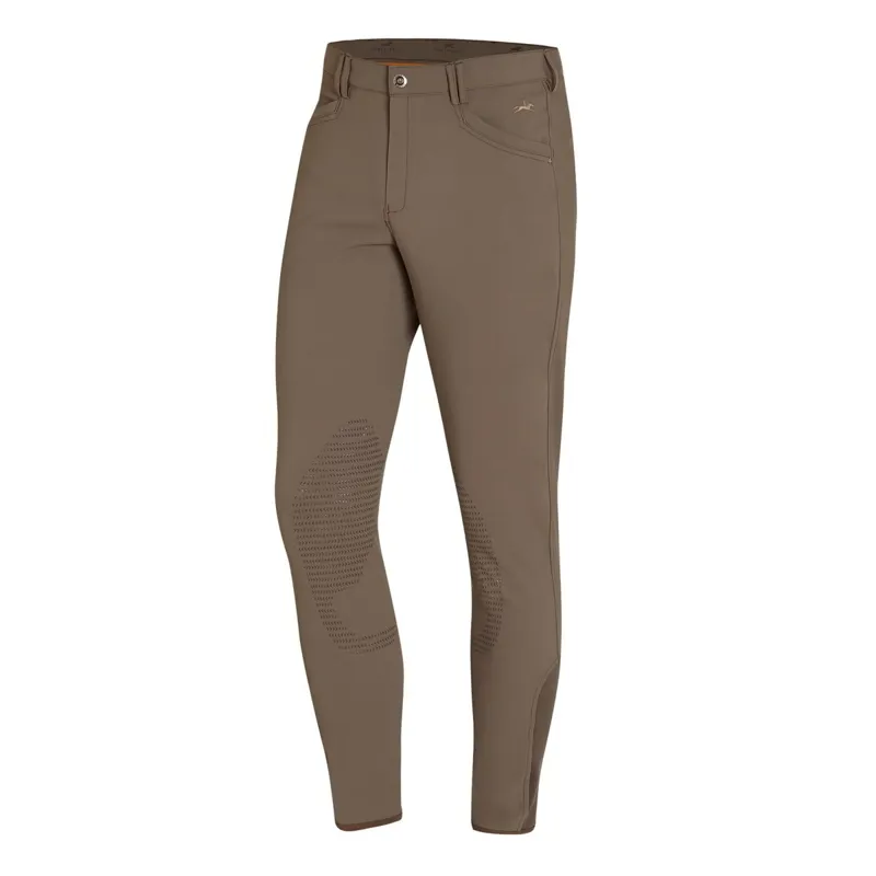 Schockemohle Summer Fynn Knee Grip Men's Breeches - Taupe