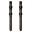 Schockemohle Equitus Billet Cheek Pieces - Espresso/Silver