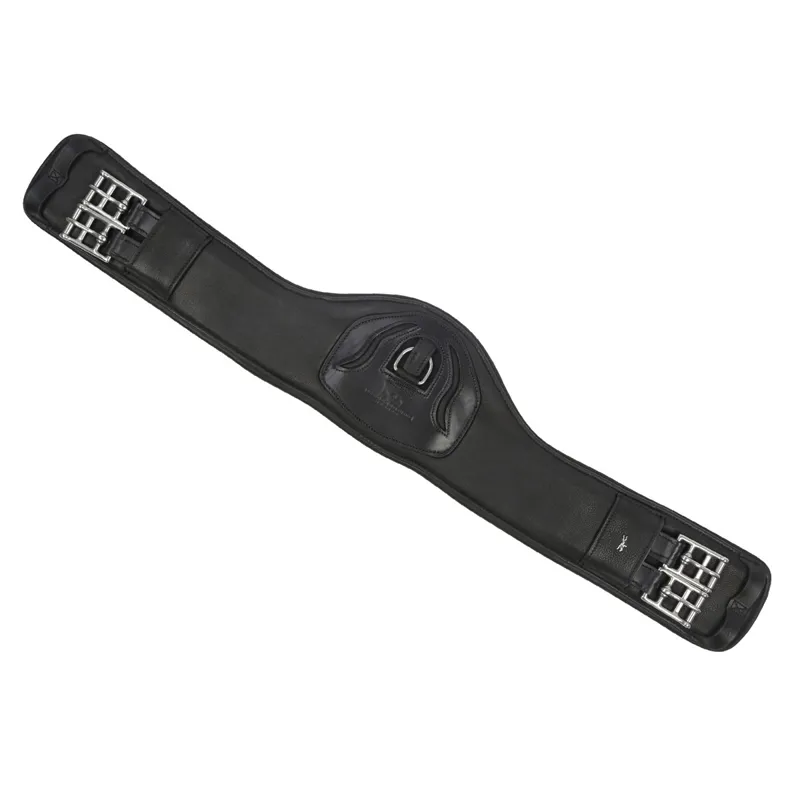 Schockemohle Pittsburgh Short Dressage Girth - Black/Silver