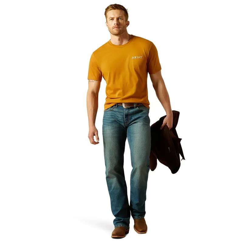 Ariat Scorpion Seal Men's Tee - Bone Brown-4