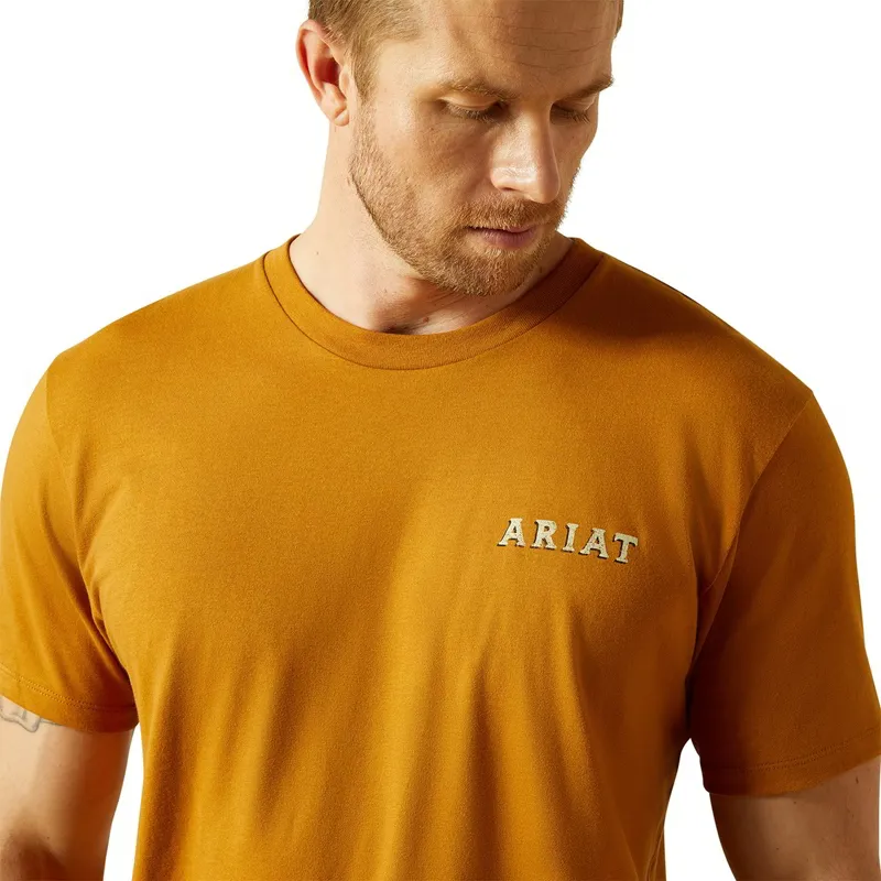 Ariat Scorpion Seal Men's Tee - Bone Brown-3
