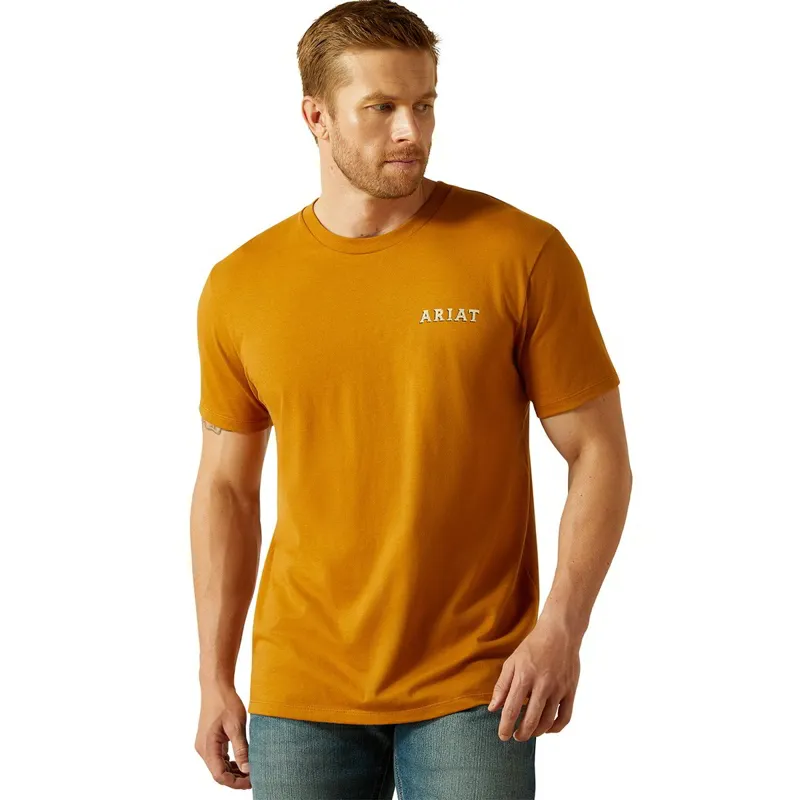 Ariat Scorpion Seal Men's Tee - Bone Brown-1