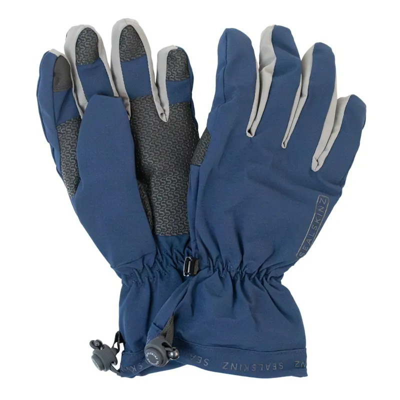 Sealskinz Drayton Lightweight Waterproof Gauntlet Gloves - Navy