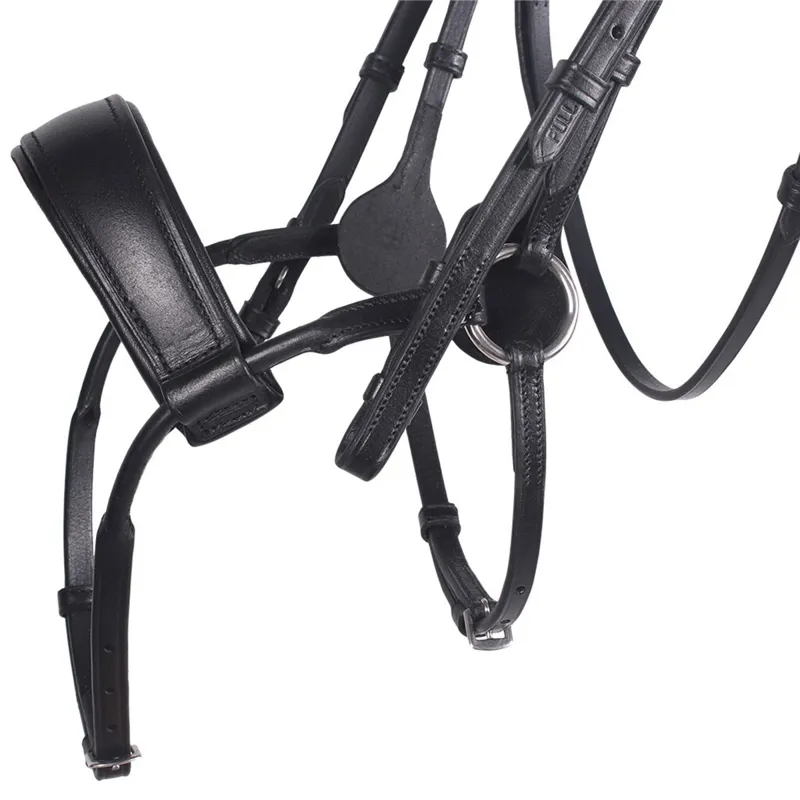 QHP Sedna Bridle with Reins - Black-7